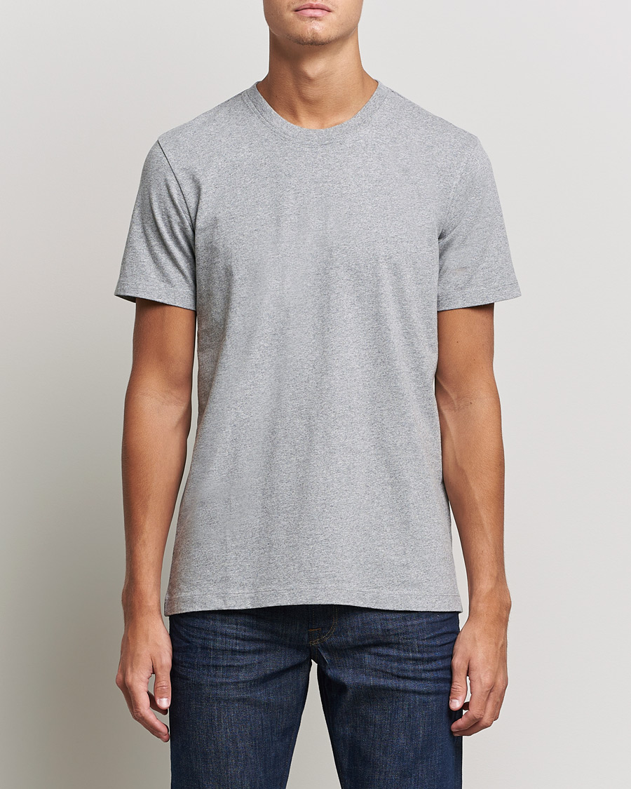 Herre | T-Shirts | FRAME | Logo T-Shirt Grey