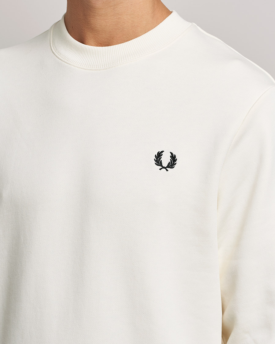 Herre | Trøjer | Fred Perry | Crew Neck Sweatshirt Ecru
