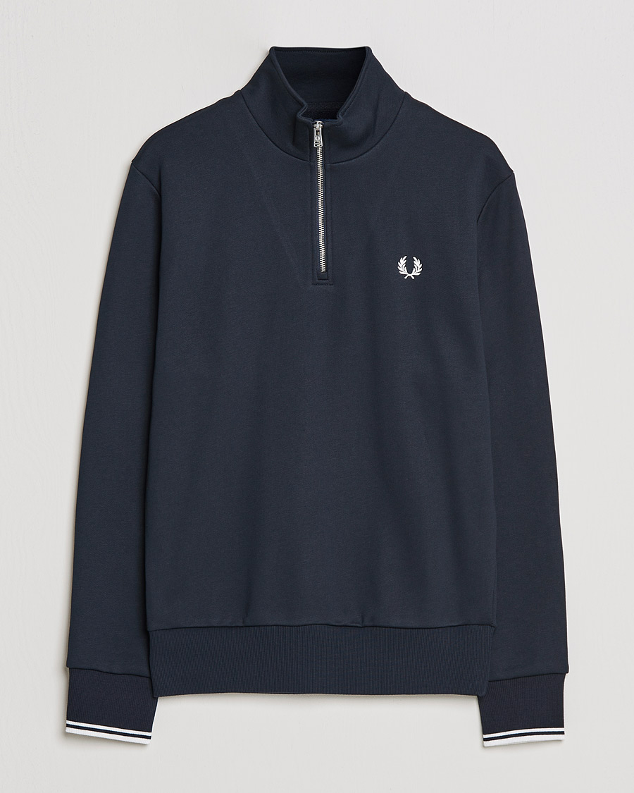 Herre | Trøjer | Fred Perry | Half Zip Sweatshirt Navy