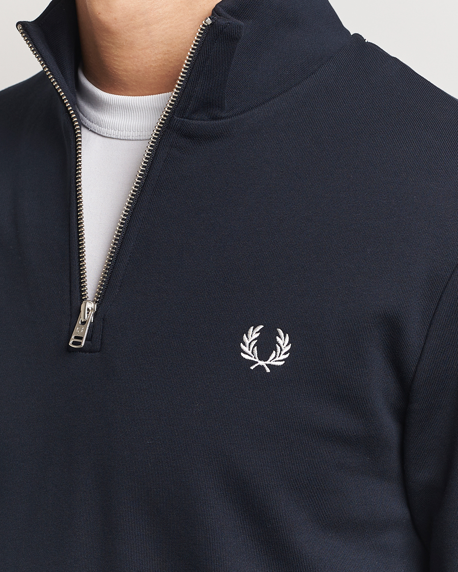 Herre | Trøjer | Fred Perry | Half Zip Sweatshirt Navy
