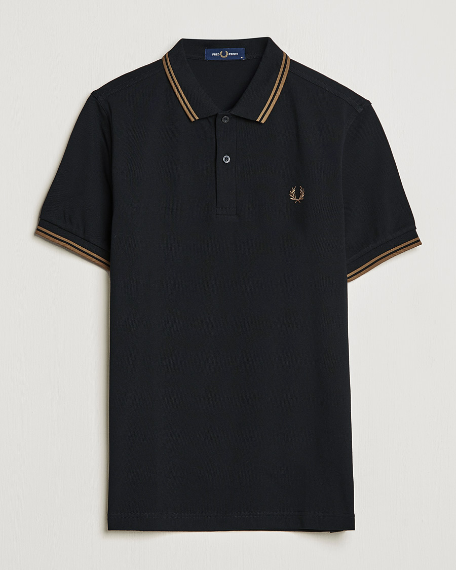 Herre | Polotrøjer | Fred Perry | Twin Tipped Shirt Black