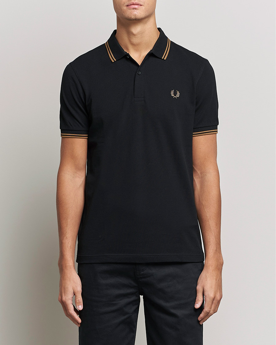 Herre | Polotrøjer | Fred Perry | Twin Tipped Shirt Black