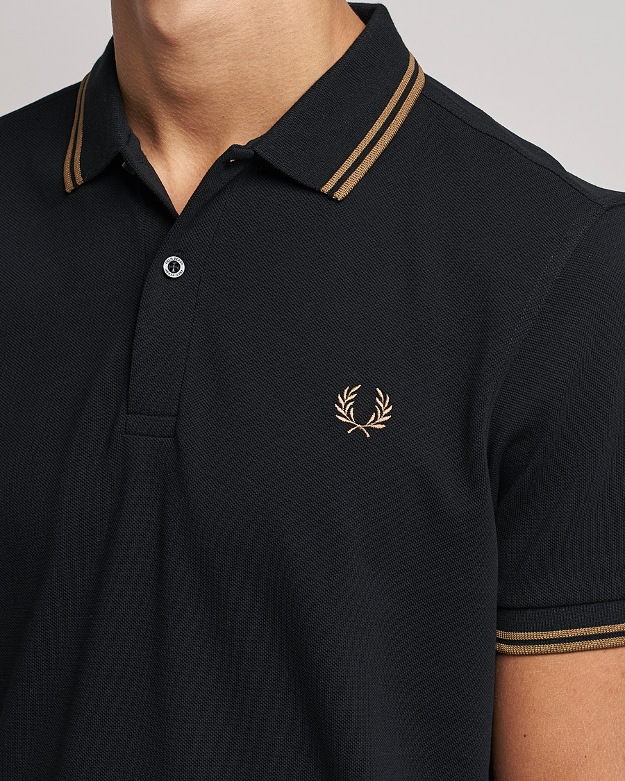 Herre | Polotrøjer | Fred Perry | Twin Tipped Shirt Black