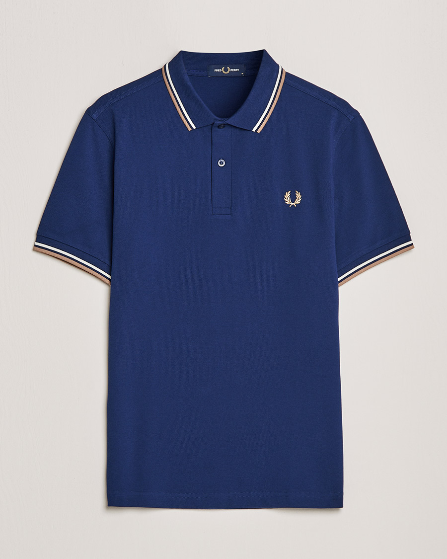 Herre | Polo | Fred Perry | Twin Tipped Fred Perry Shirt Navy