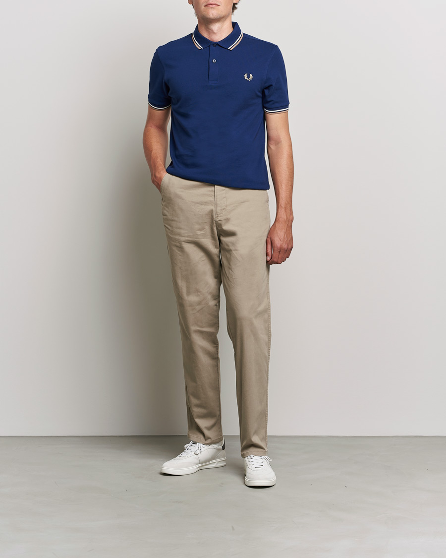 Herre | Polotrøjer | Fred Perry | Twin Tipped Shirt Navy