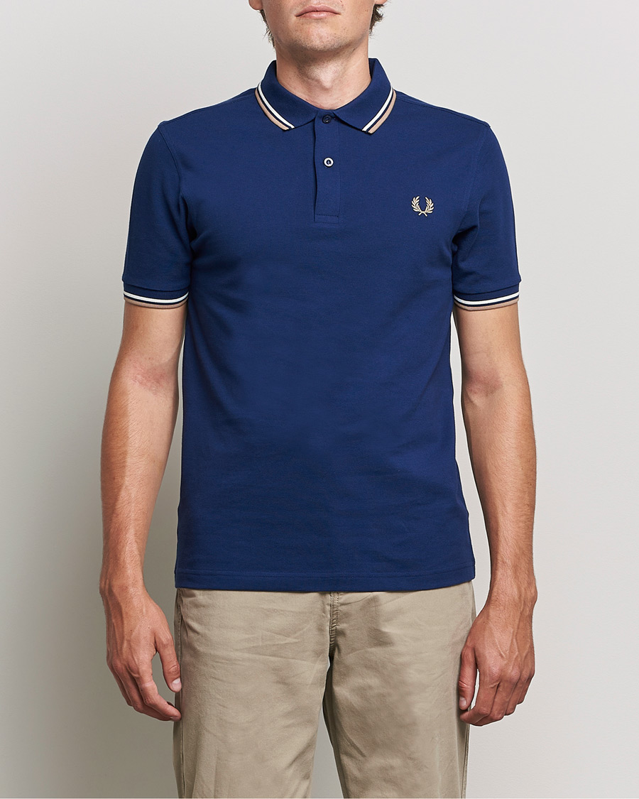 Herre | Polotrøjer | Fred Perry | Twin Tipped Shirt Navy