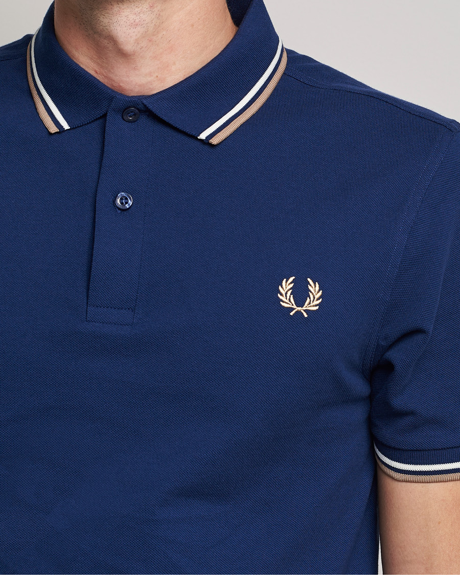 Herre | Polotrøjer | Fred Perry | Twin Tipped Shirt Navy