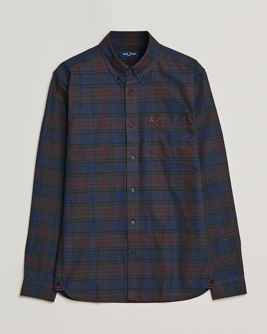 Herre | Skjorter | Fred Perry | Tartan Shirt Navy