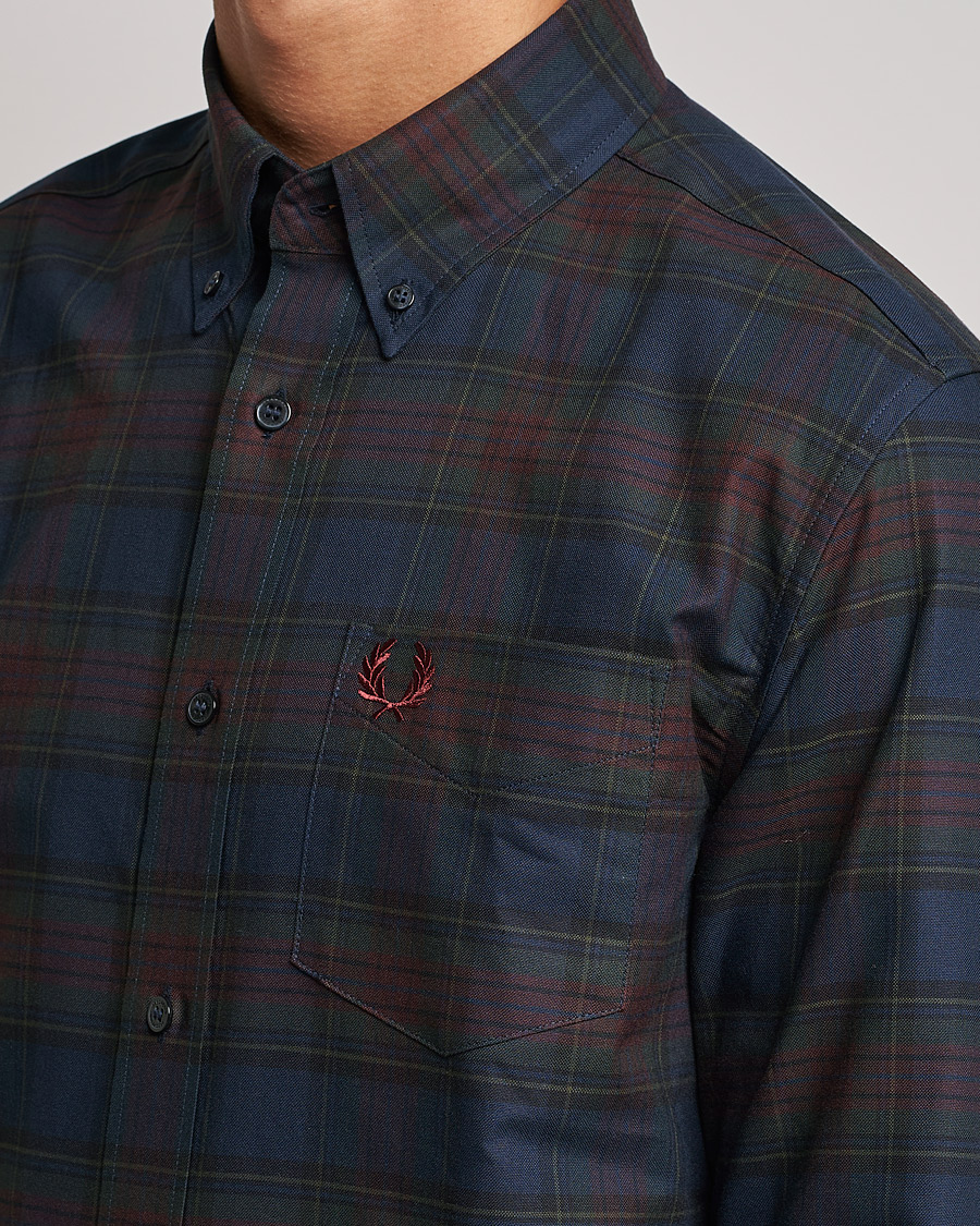 Herre | Skjorter | Fred Perry | Tartan Shirt Navy