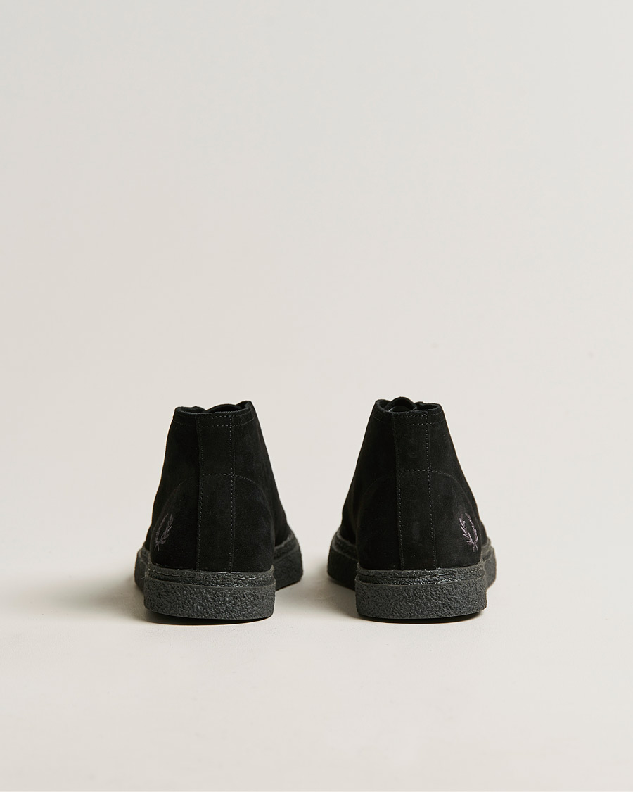 Herre | Fred Perry Hawley Suede Chukka Boot Black | Fred Perry | Hawley Suede Chukka Boot Black