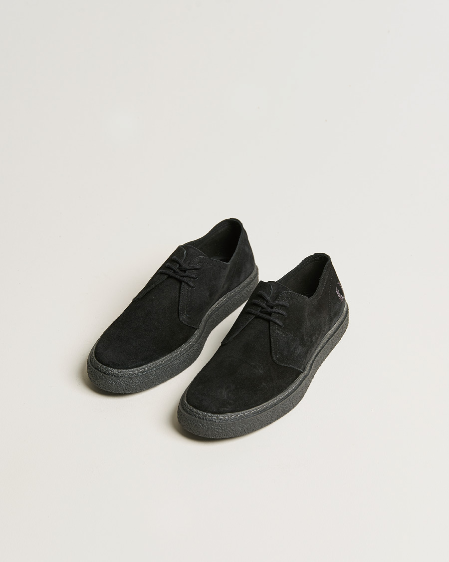 Fred Perry Suede Derby Black CareOfCarl.dk