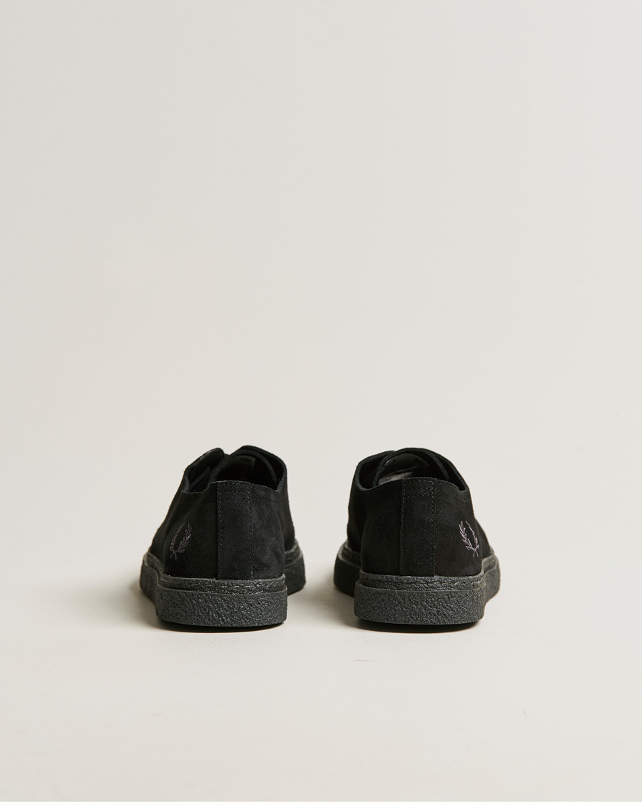 Herre | Fred Perry Linden Suede Derby Black | Fred Perry | Linden Suede Derby Black