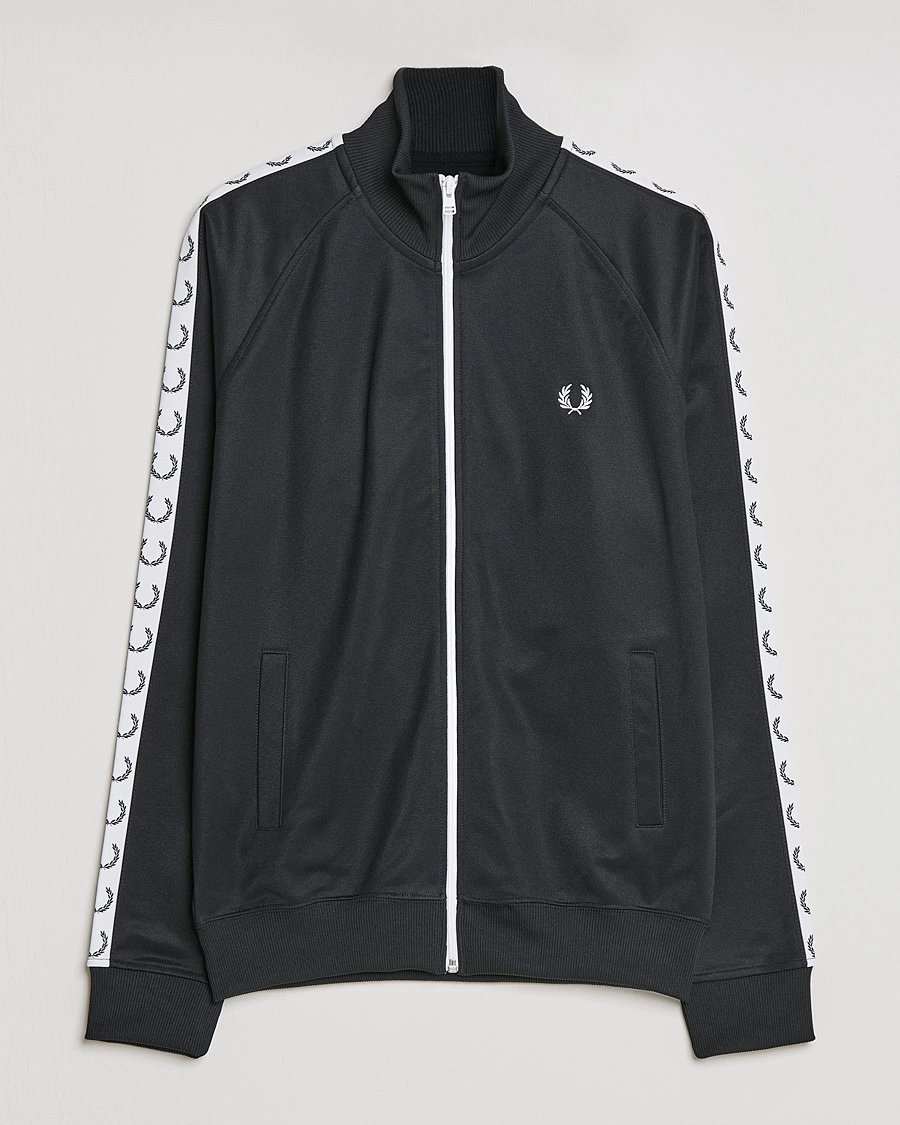 Herre | Trøjer | Fred Perry | Taped Track Jacket Black