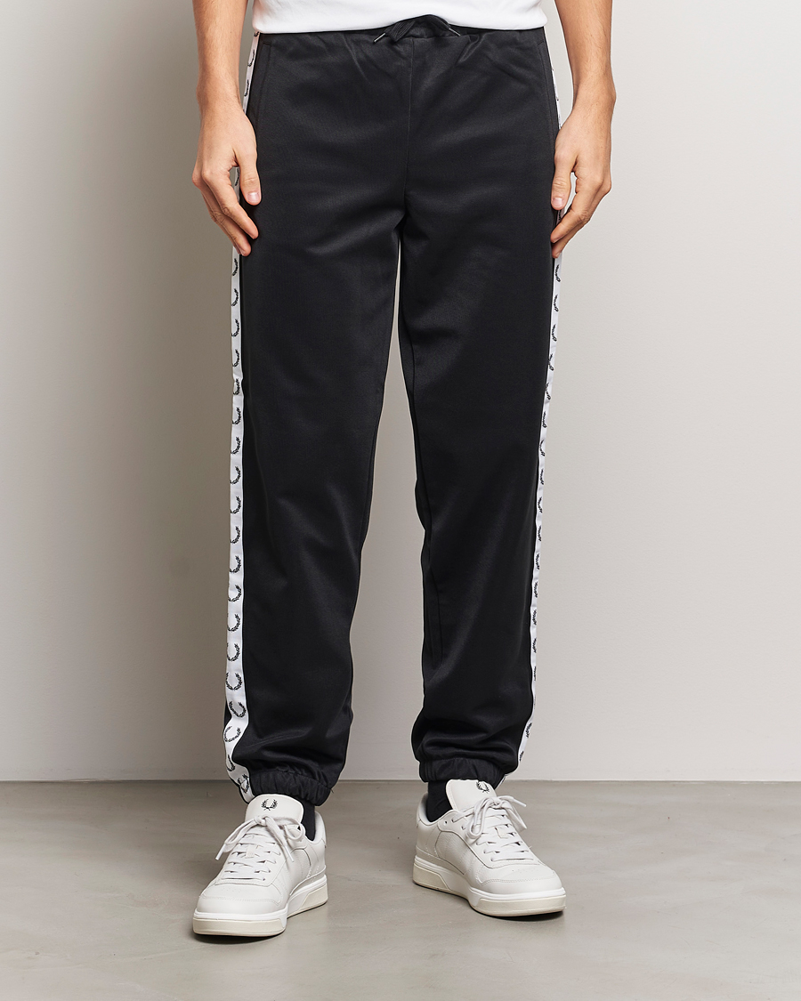 Herre |  | Fred Perry | Taped Track Pants Black