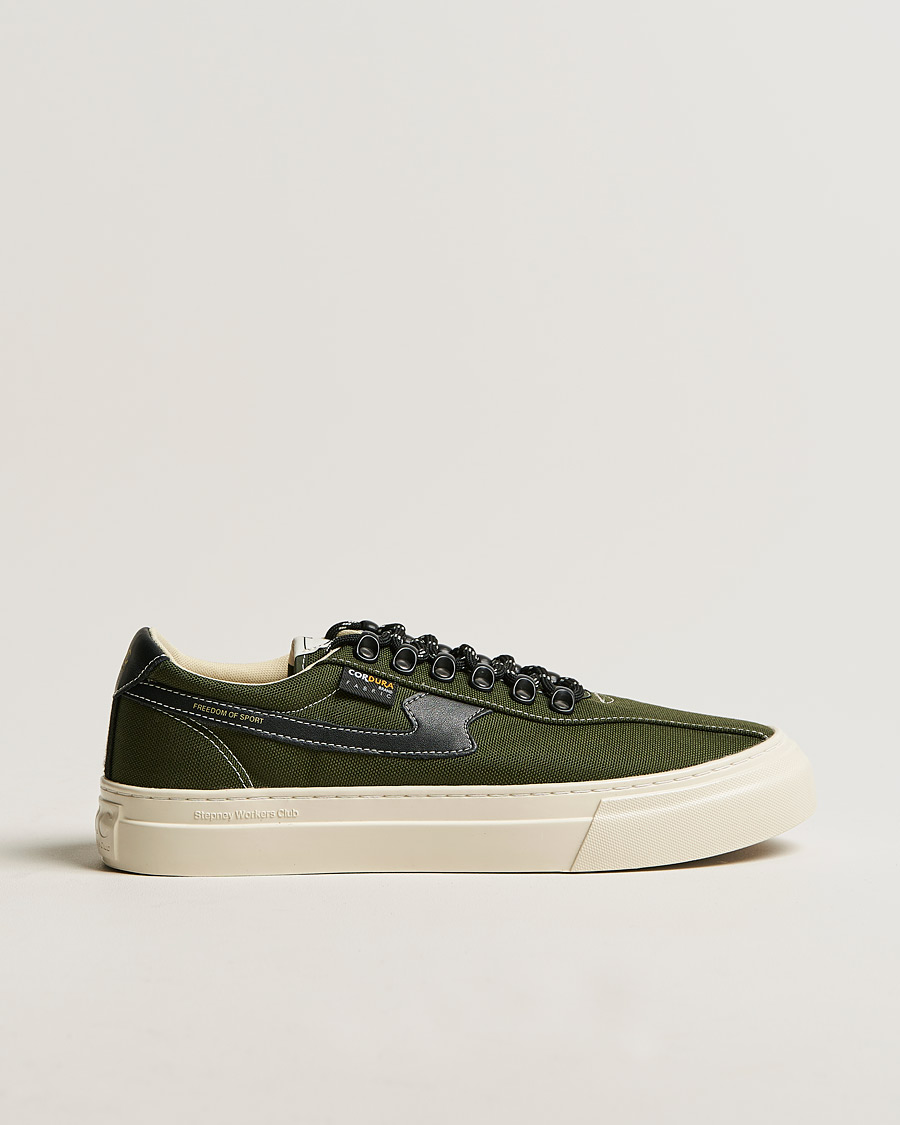 Herre | Stepney Workers Club Dellow S-Strike Cup Cordura Sneaker Military/Black | Stepney Workers Club | Dellow S-Strike Cup Cordura Sneaker Military/Black