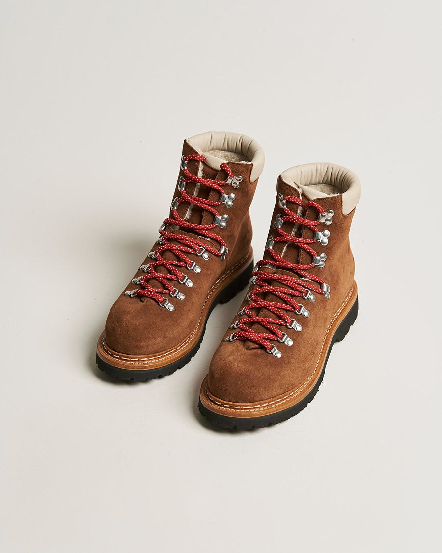 Herre | Heschung Iseran Fur Lined Suede Mountain Boot Brown | Heschung | Iseran Fur Lined Suede Mountain Boot Brown