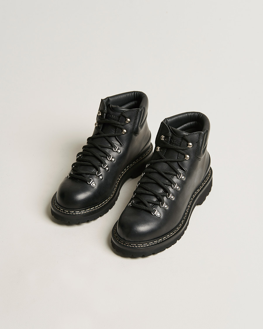 Herre | Sorte støvler | Heschung | Vanoise Leather Hiking Boot Black