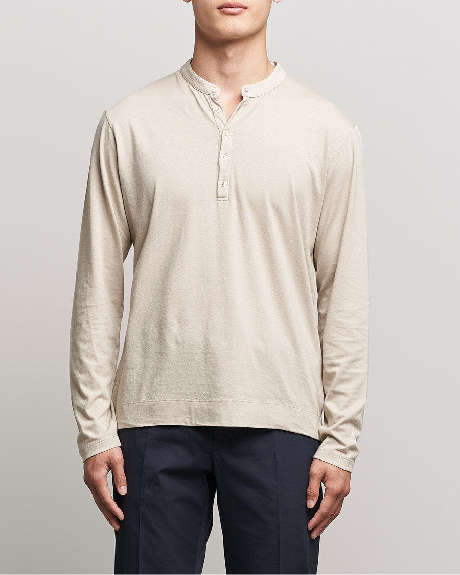 Herre | Trøjer | Massimo Alba | Hawai Cotton/Cashmere Henley Chalk