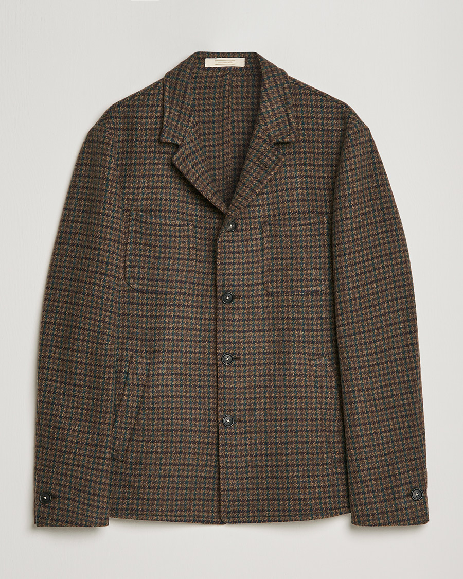 Herre | Jakker | Massimo Alba | Soft Tweed Jacket Bosco Check