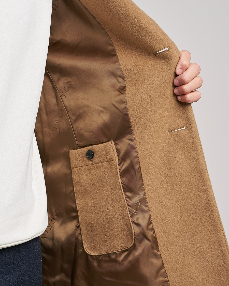 Herre | Jakker | Mackintosh | New Stanley Wool/Cashmere Coat Beige