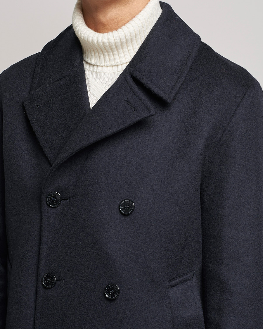 Herre | Jakker | Mackintosh | Dalton Wool/Cashmere Peacoat Navy