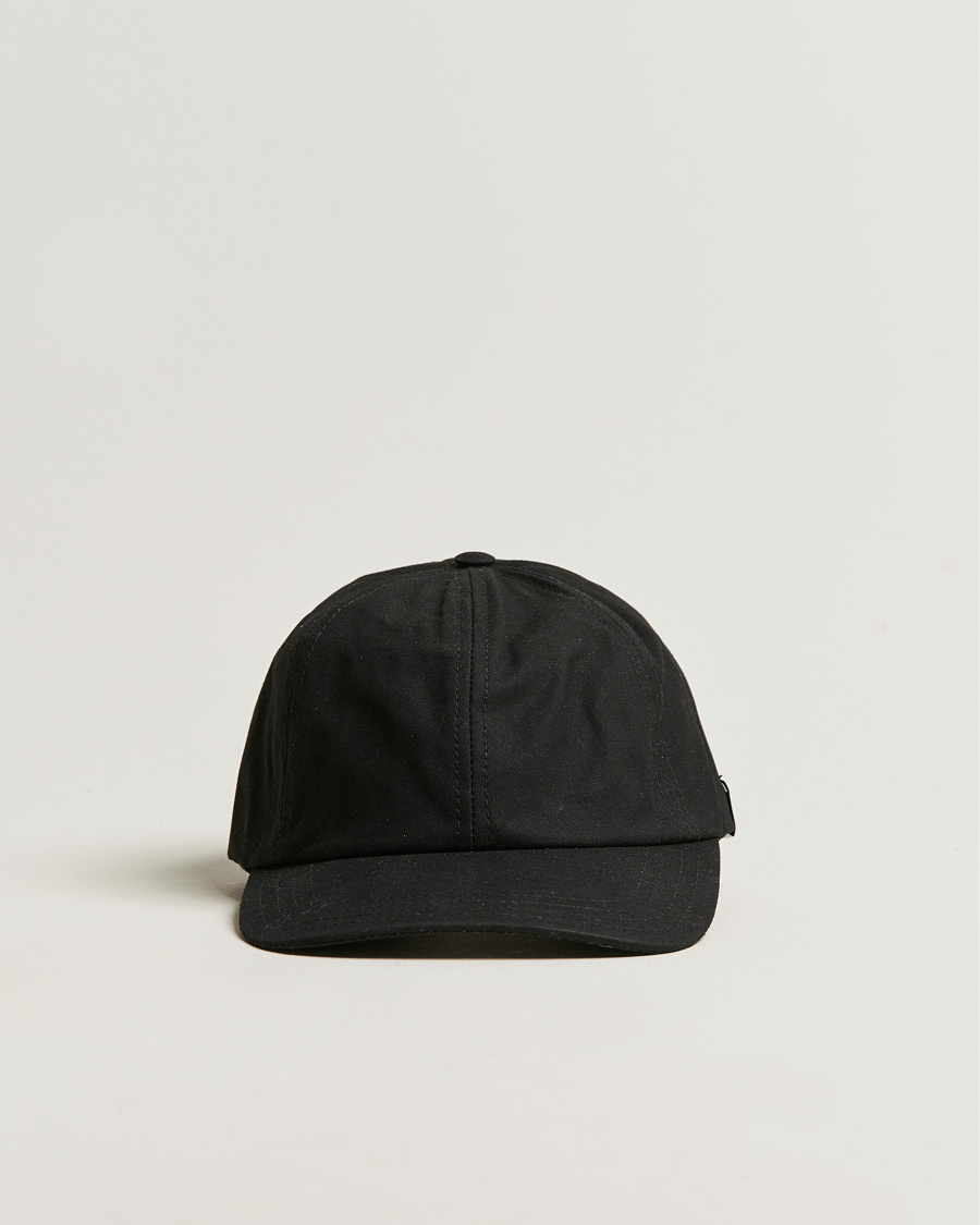 Herre | Mackintosh Tipping Baseball Cap Black | Mackintosh | Tipping Baseball Cap Black