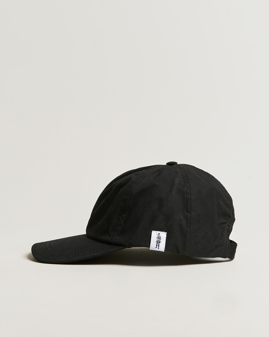 Herre | Mackintosh Tipping Baseball Cap Black | Mackintosh | Tipping Baseball Cap Black
