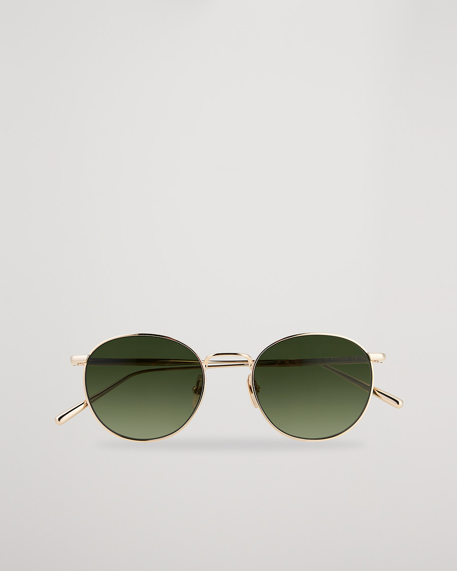 Herre | CHIMI Round Polarized Sunglasses Gold/Green | CHIMI | Round Polarized Sunglasses Gold/Green