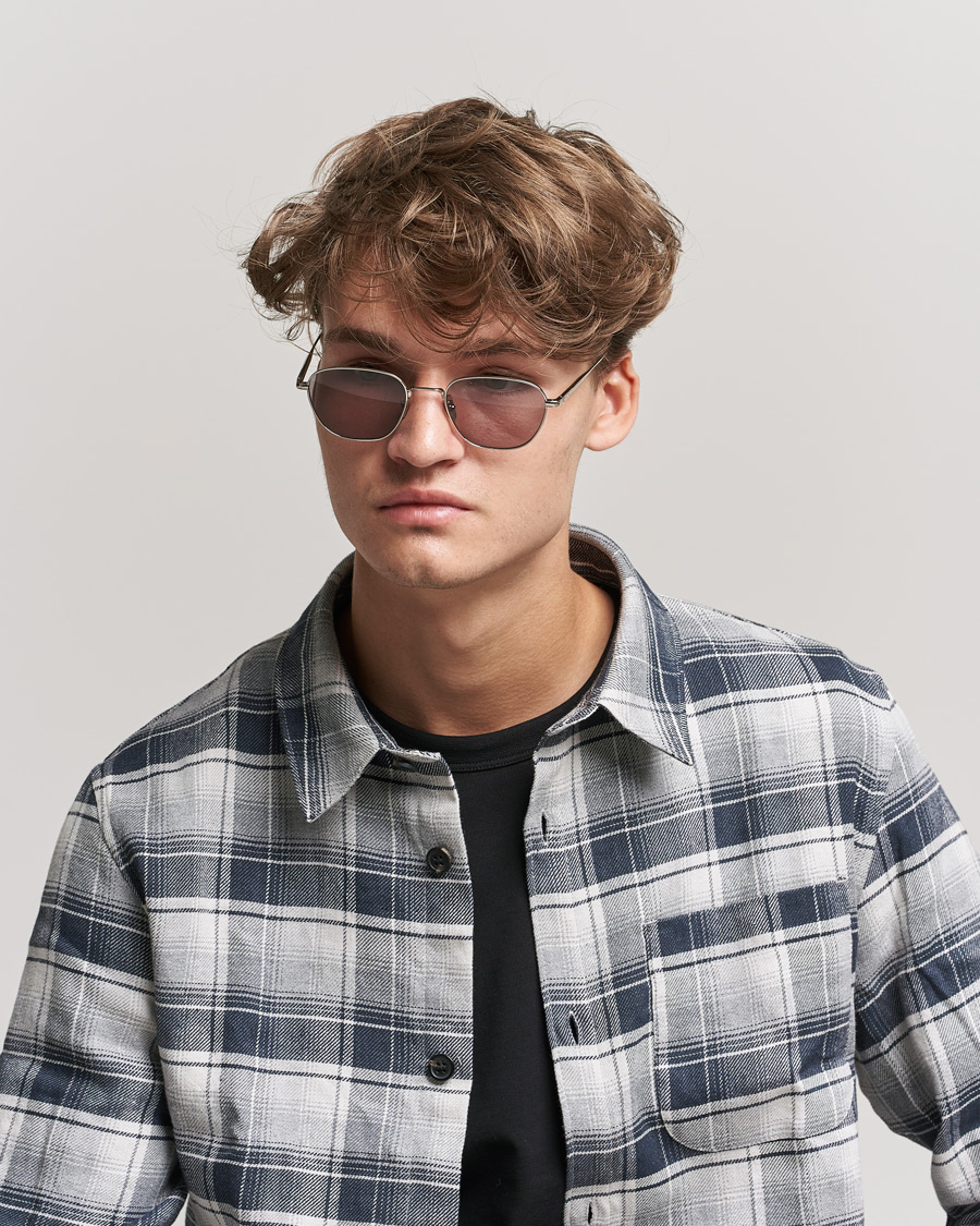 Herre | Solbriller | CHIMI | Polygon Sunglasses Silver/Grey