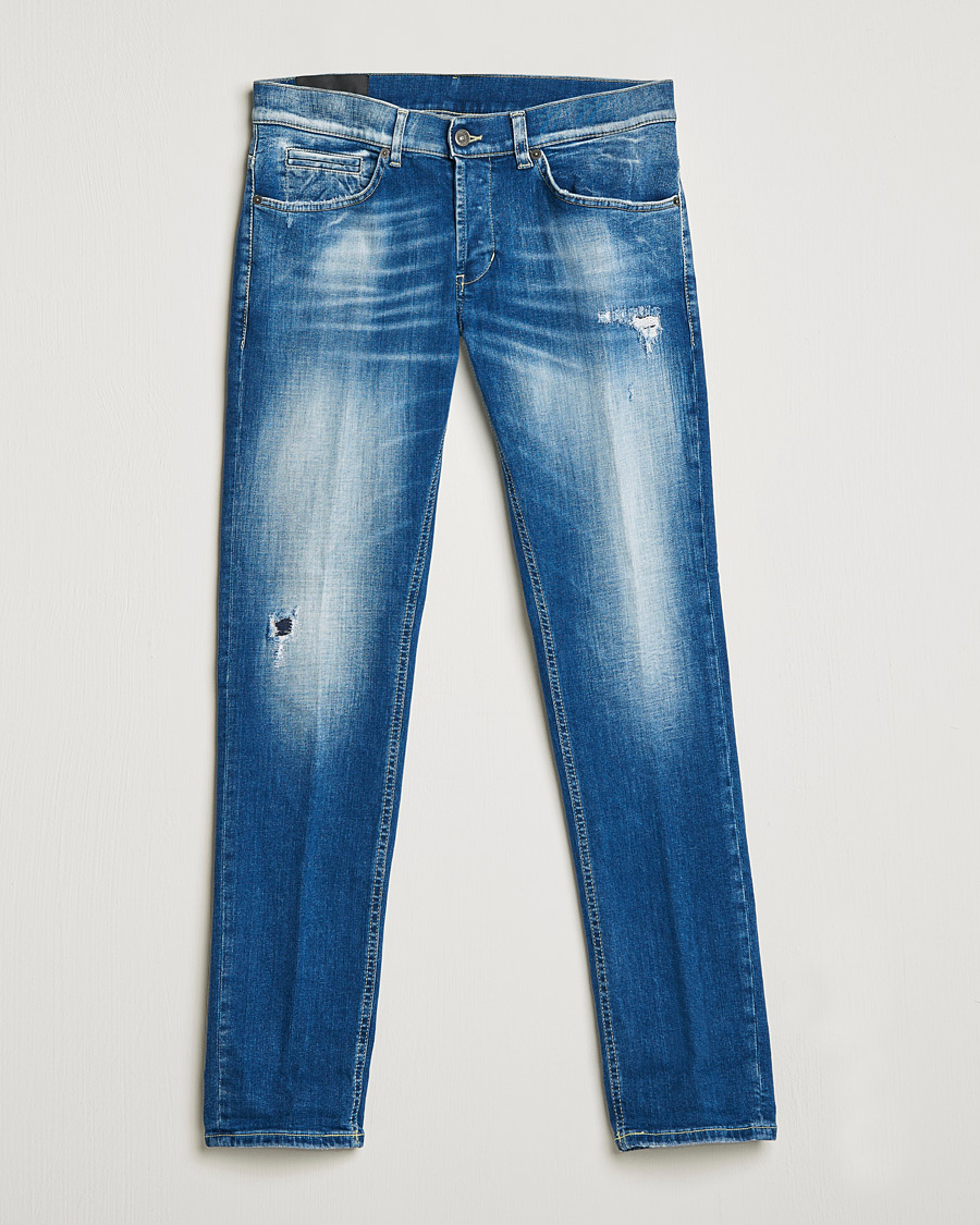Herre | Jeans | Dondup | George Destroyed Jeans Blue