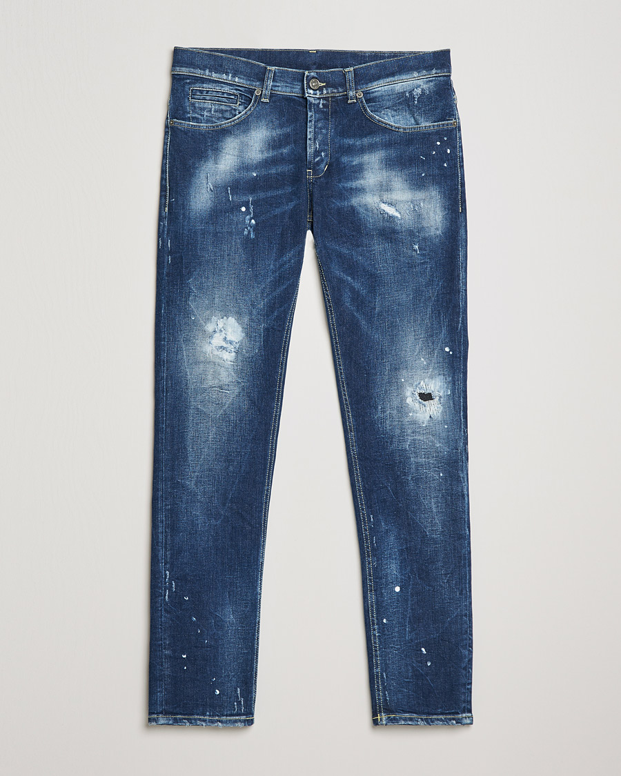 Herre | Jeans | Dondup | George Destroyed Jeans Blue