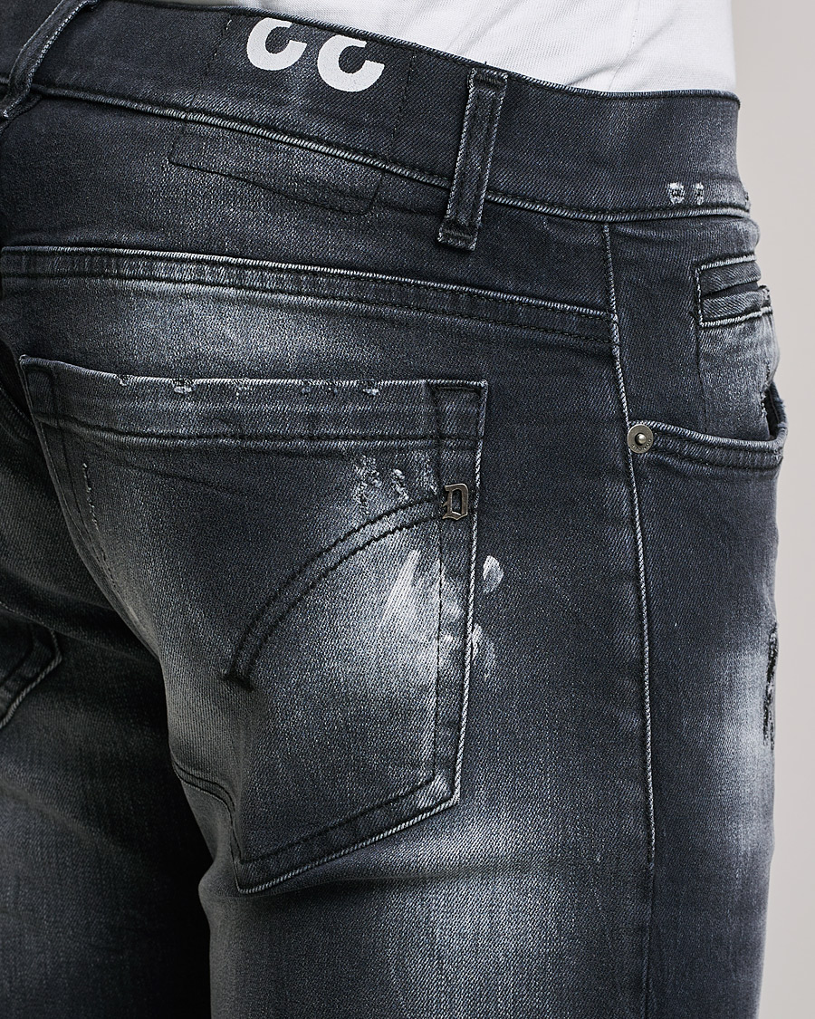 Herre | Jeans | Dondup | George Destroyed Jeans Grey/Black