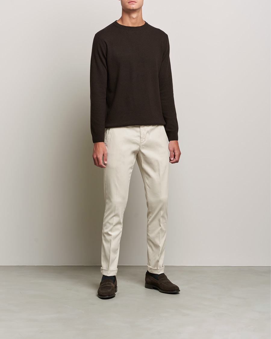 Herre | Bukser | Dondup | Gaubert Chinos  Offwhite