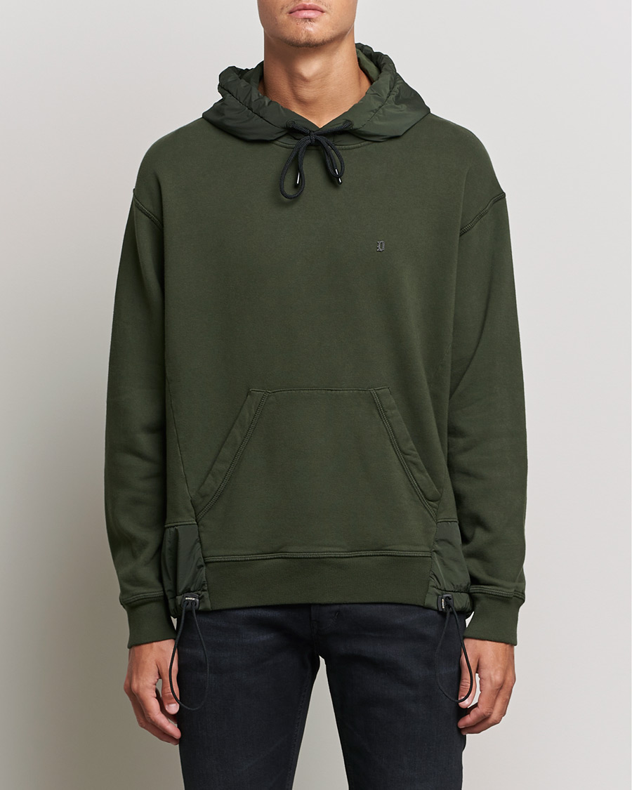 Herre | Trøjer | Dondup | Felpa Cotton Hoodie Green