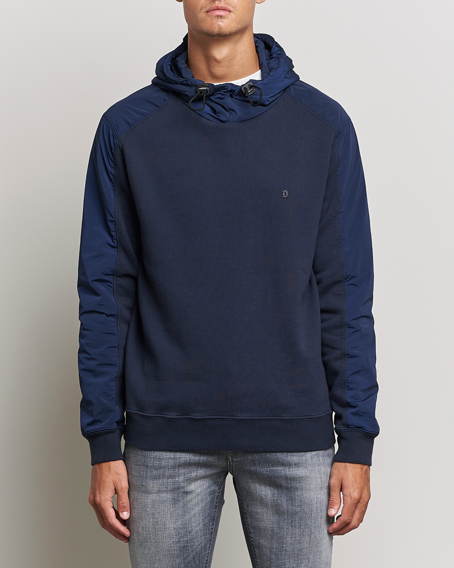 Herre | Trøjer | Dondup | Felpa Hoodie Navy