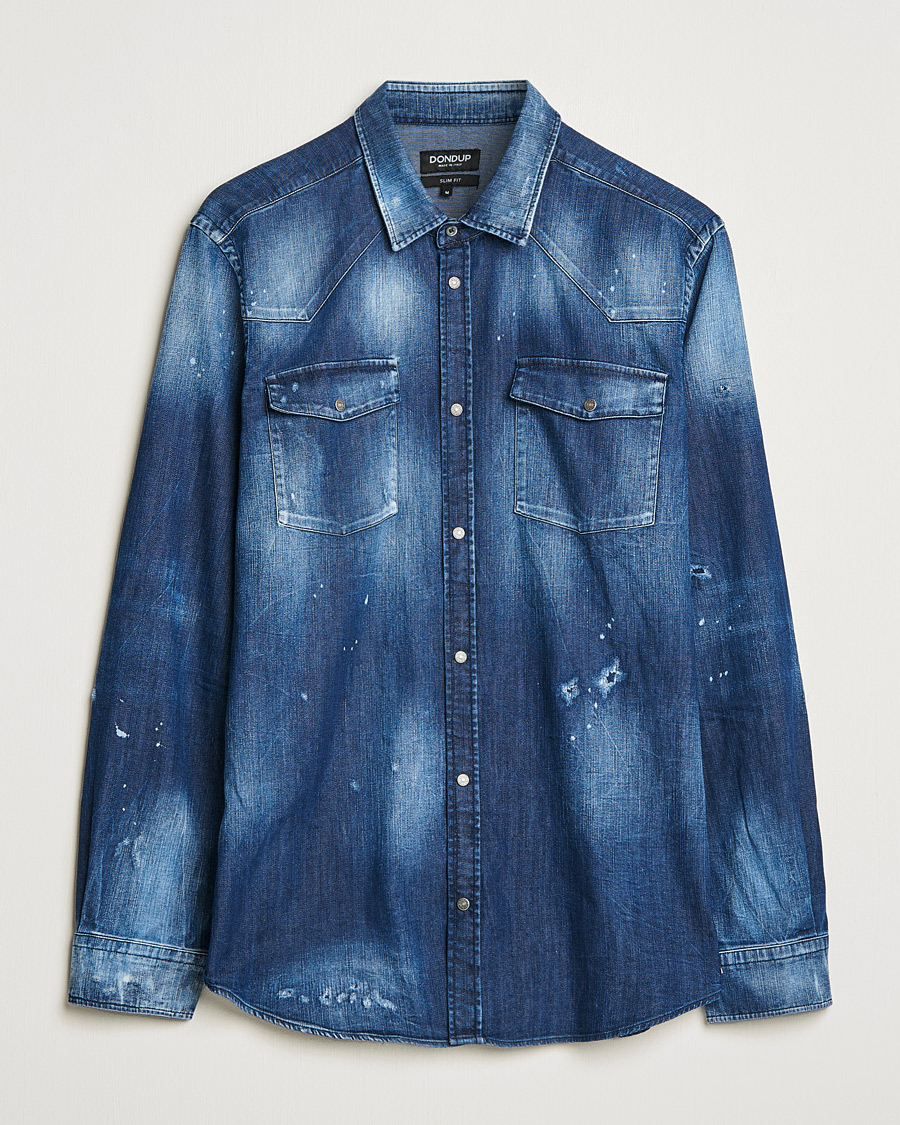 Herre | Skjorter | Dondup | Denim Shirt Blue