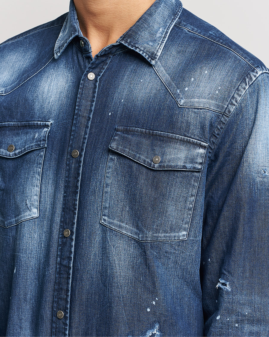 Herre | Skjorter | Dondup | Denim Shirt Blue
