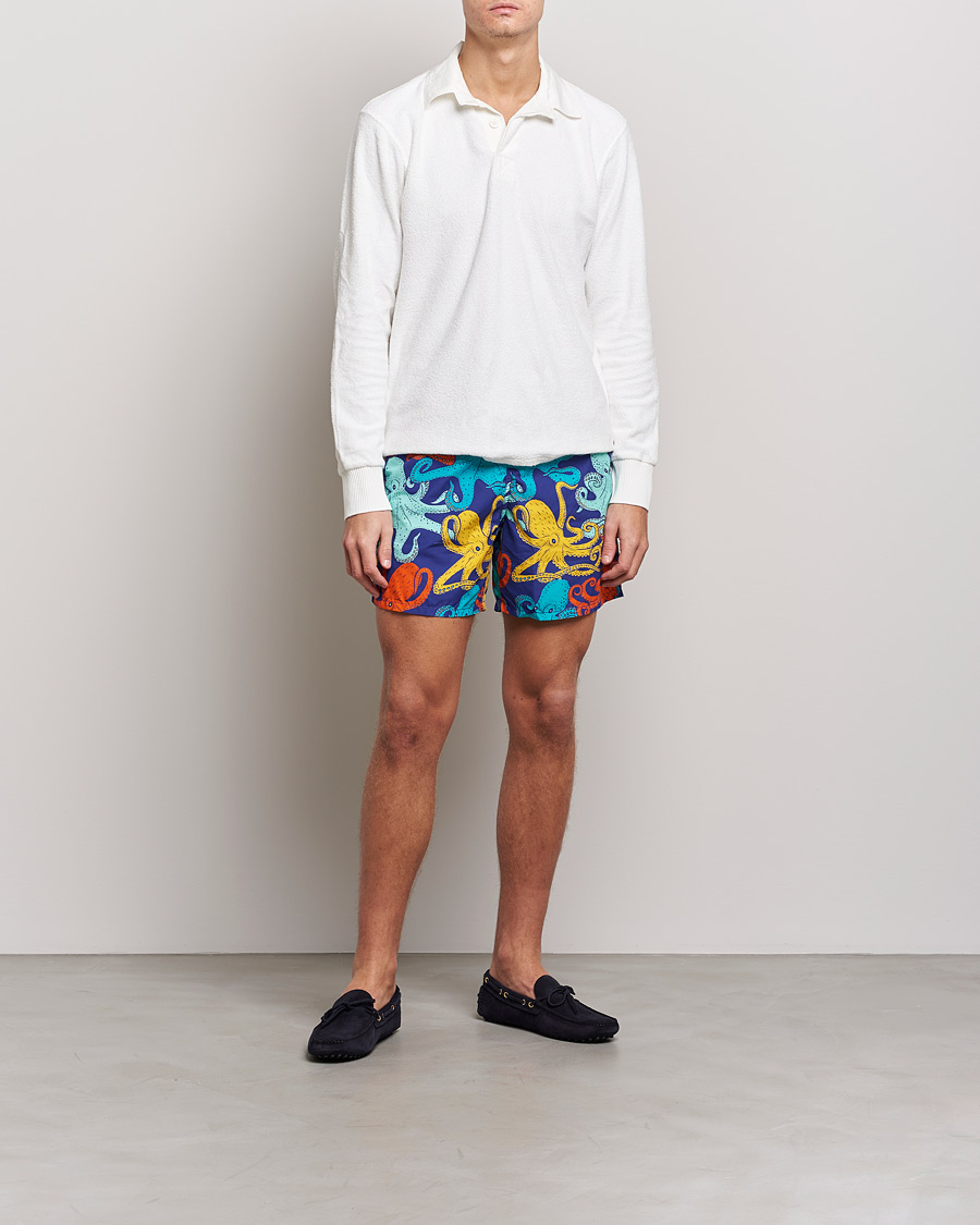 Herre | Badebukser | Vilebrequin | Moorea Swim Shorts Purple Blue