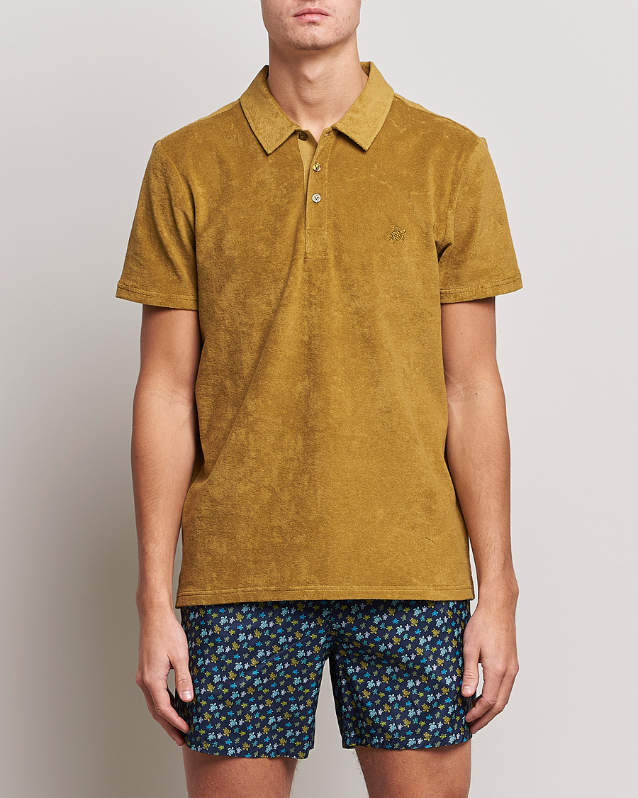 Herre | Kortærmede skjorter | Vilebrequin | Phoenix Terry Shirt Écorce
