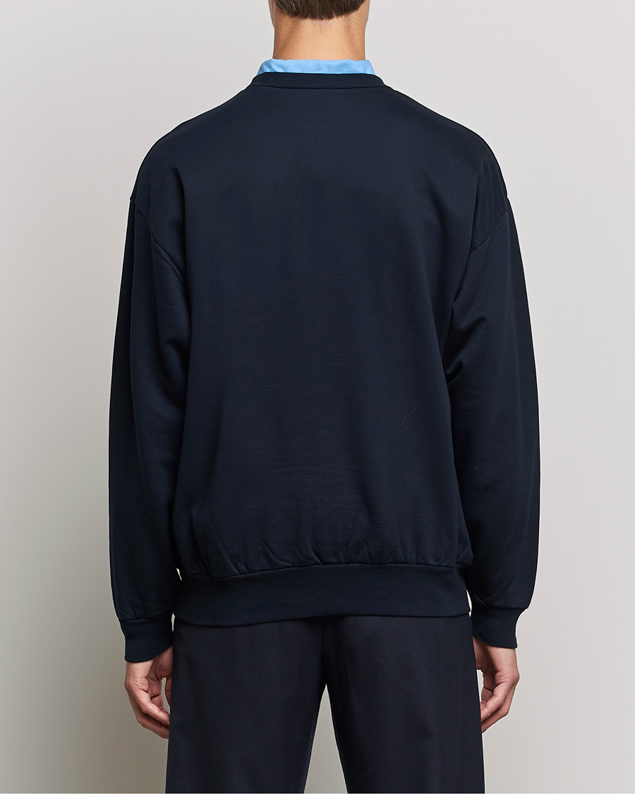 Herre | Trøjer | Auralee | High Gauge Sweatshirt Navy