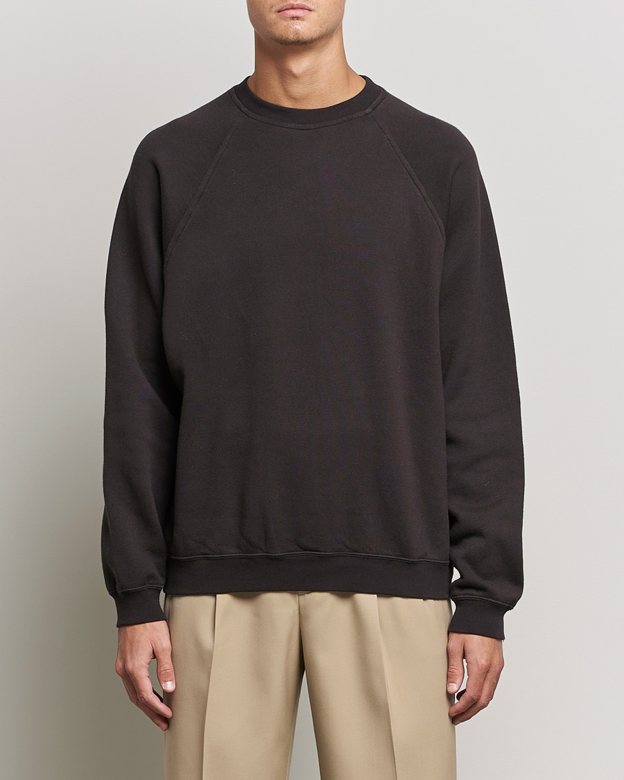 Herre | Trøjer | Auralee | Fluffy Sweatshirt Dark Brown