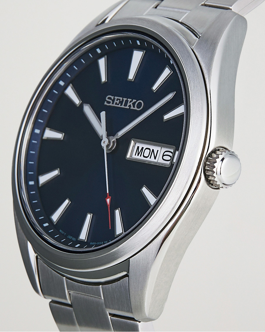 Herre |  | Seiko | Classic Day Date 40mm Steel Blue Dial