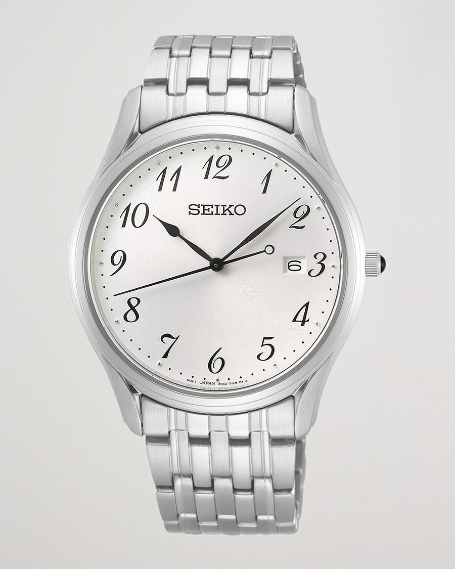 Herre | Seiko Classic Date 39mm Steel White Dial | Seiko | Classic Date 39mm Steel White Dial