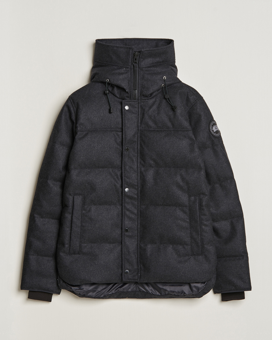 Herre | Jakker | Canada Goose Black Label | Canada Goose Macmillan Wool Parka Carbon Melange