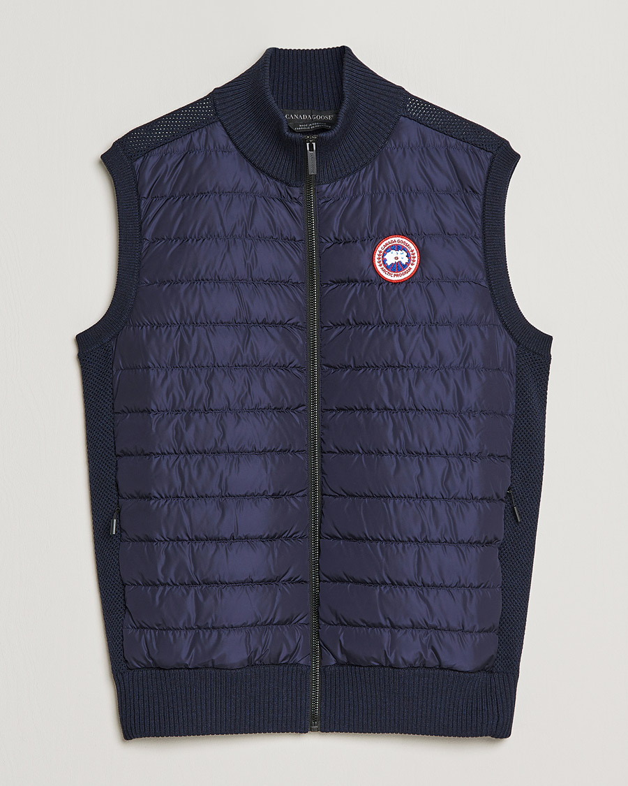 Herre | Veste | Canada Goose | Hybridge Knit Vest Navy