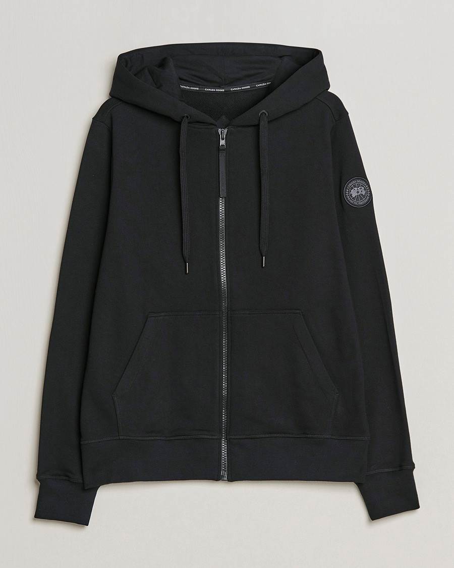 Herre | Trøjer | Canada Goose Black Label | FZ Loopback Hoody Black