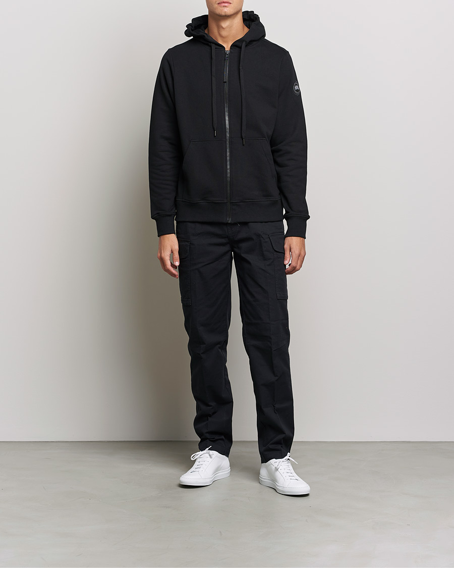 Herre | Trøjer | Canada Goose Black Label | FZ Loopback Hoody Black