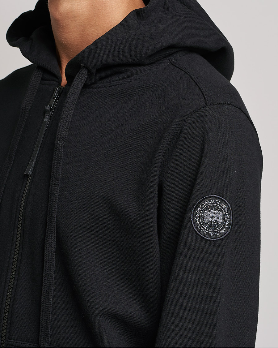 Herre | Trøjer | Canada Goose Black Label | FZ Loopback Hoody Black