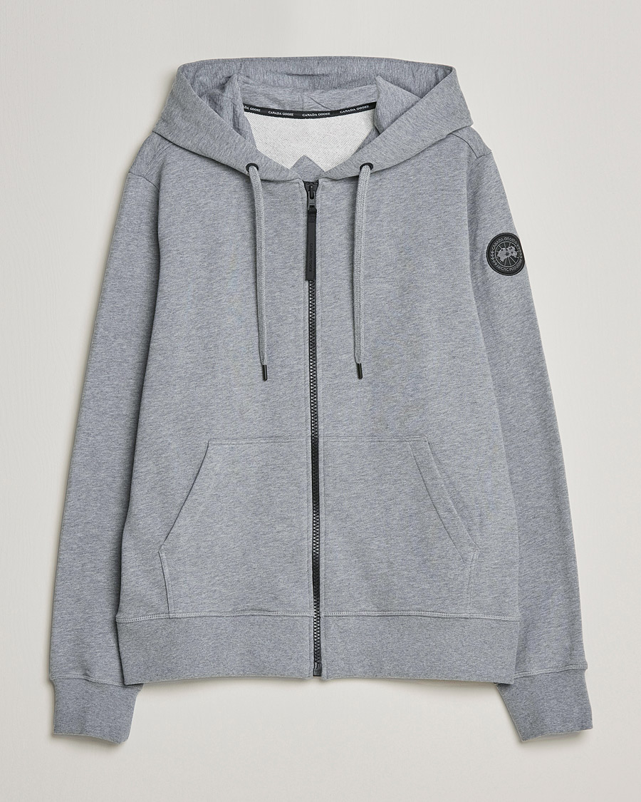 Herre | Trøjer | Canada Goose Black Label | FZ Loopback Hoody Stone Heather