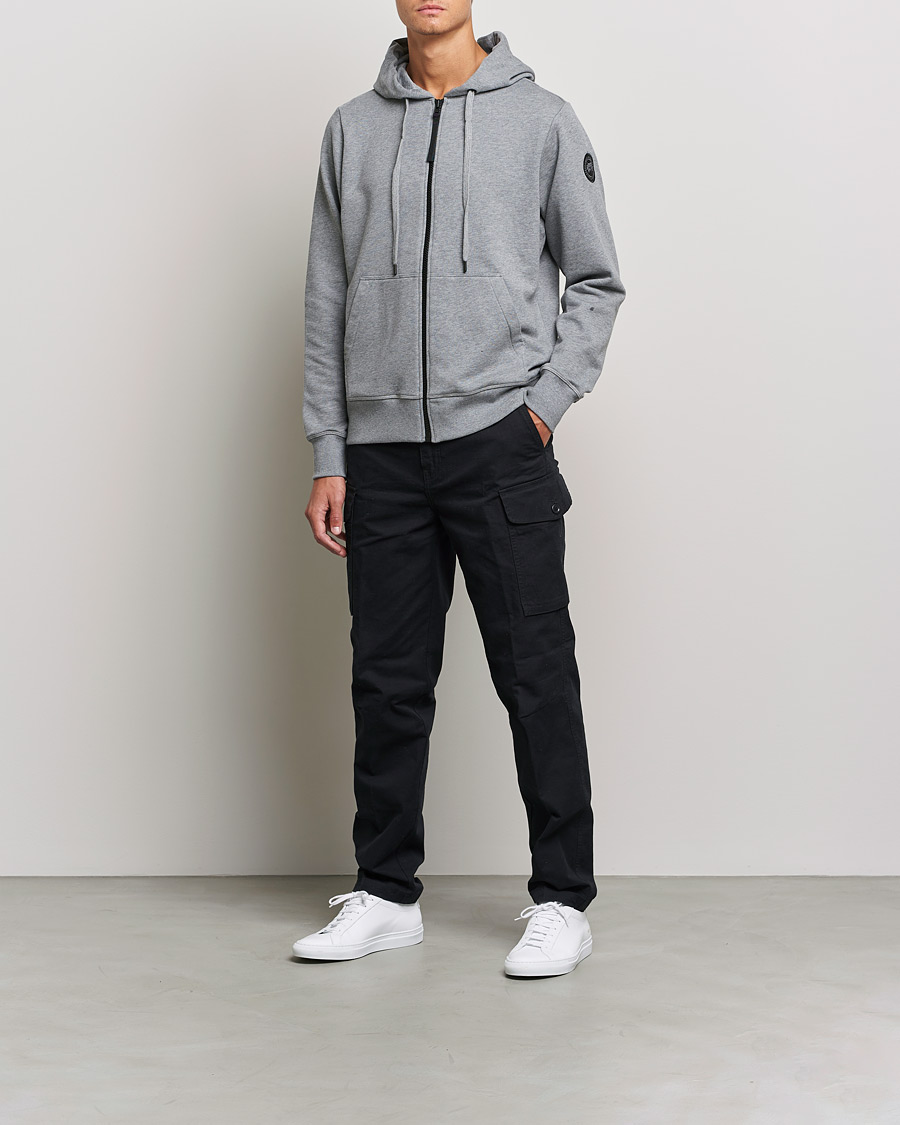 Herre | Trøjer | Canada Goose Black Label | FZ Loopback Hoody Stone Heather
